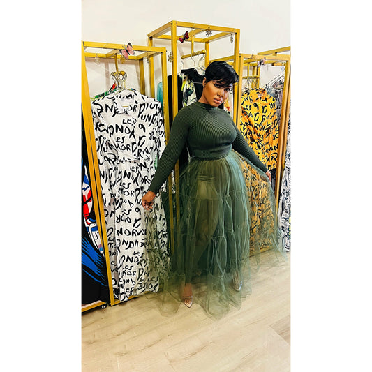 They Can’t Stop Me Tulle Sweater