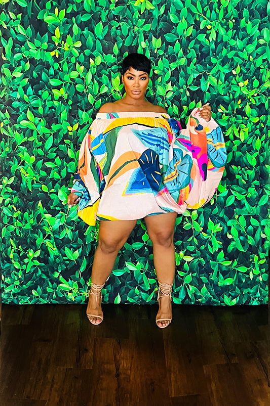 Tropicana Puff Dress