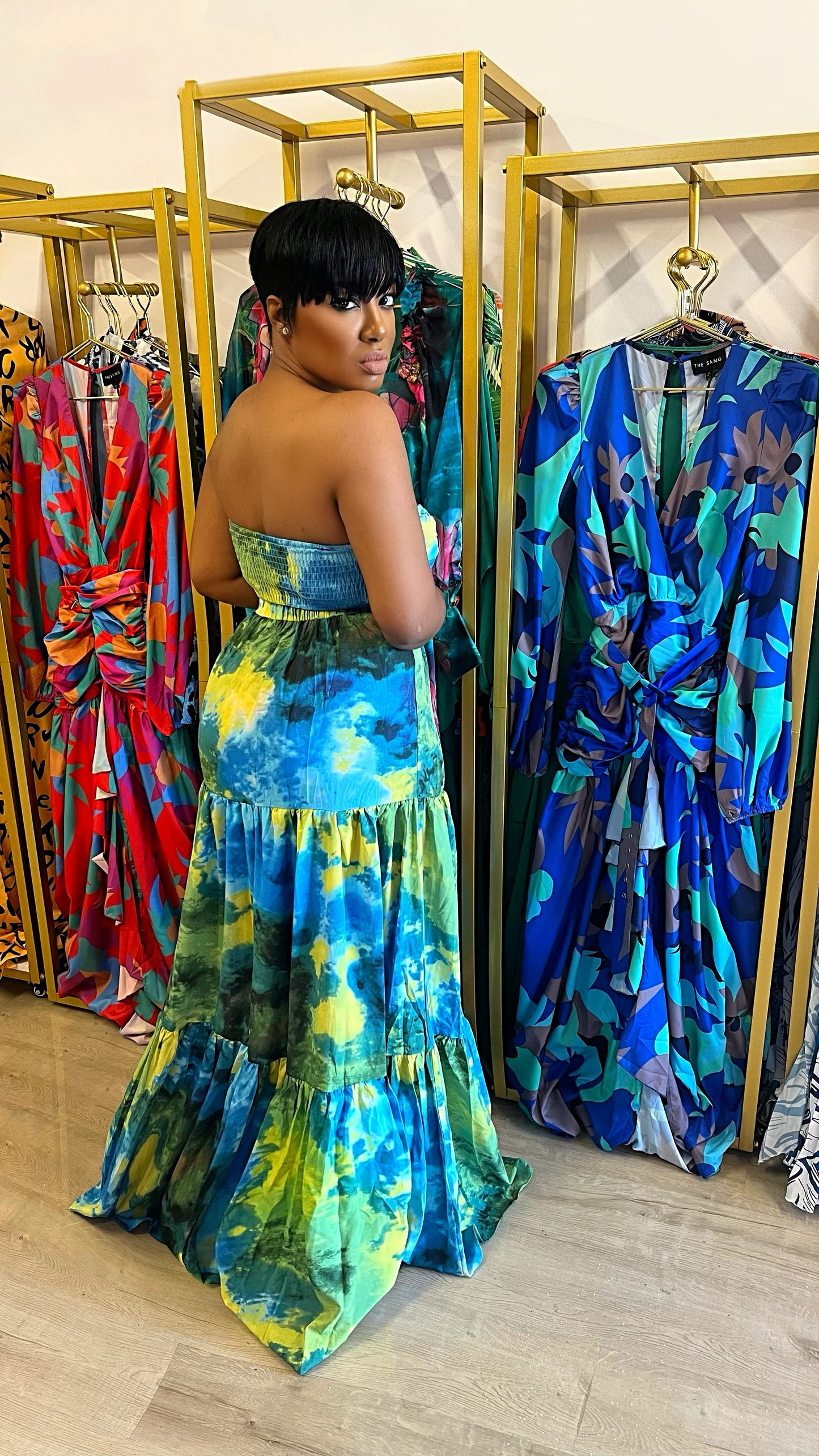 Neon Parade Skirt Set