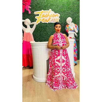 Venetian Maxi Dress