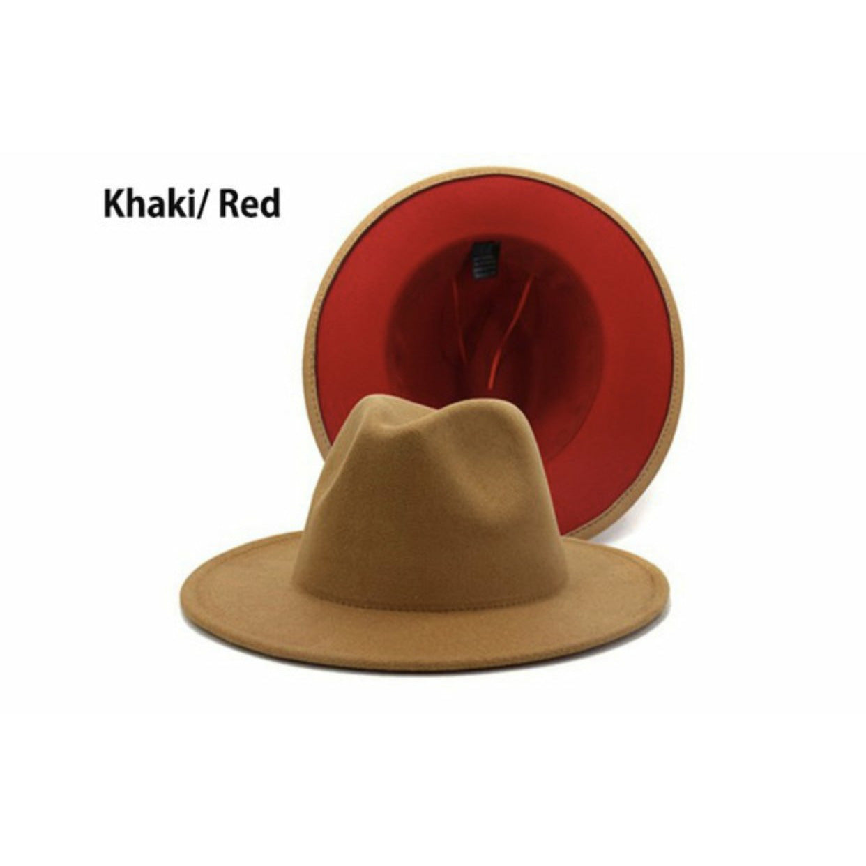 Unisex 2 Tone Fedora Hat