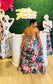 Plus Serenity Patched Skirt Set