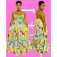 Plus Floral Maxi Dress