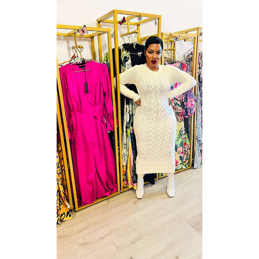 Catching Feelings Sweater Dress