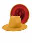 Unisex 2 Tone Fedora Hat