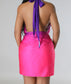 Ombré Fusion Wrap Dress