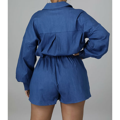 Karma Denim Romper