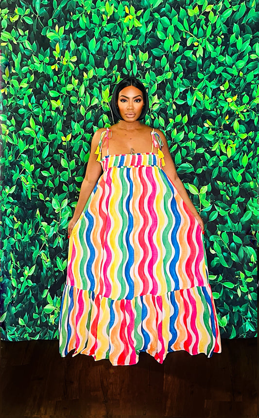 Living Color Maxi Dress