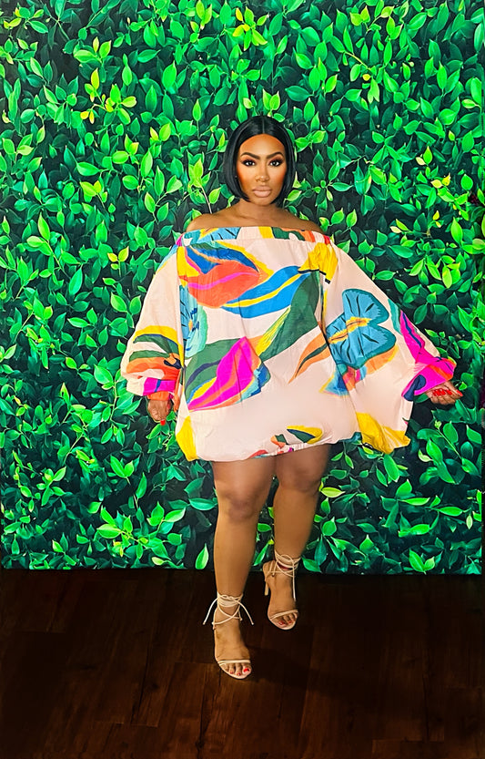 Tropicana Puff Dress