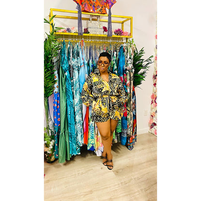 Danger Zone Romper (Small- 3X)