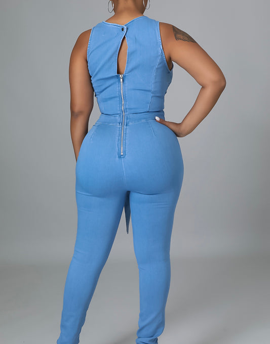 Shamor Denim Jumpsuit