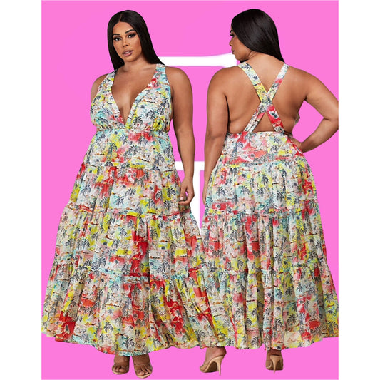 Plus Beautiful Stranger Maxi Dress