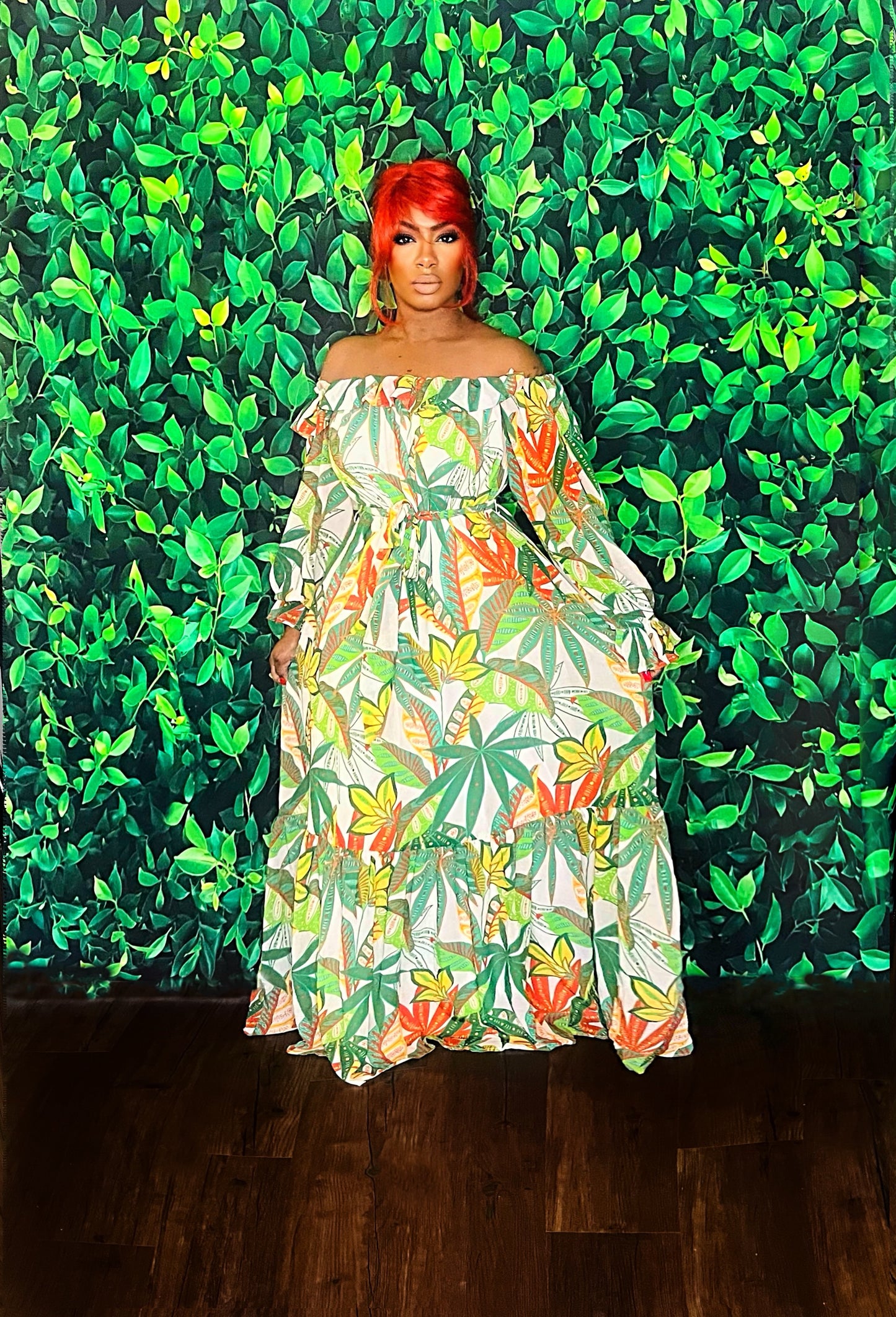 Leaf Of Life Maxi Dress