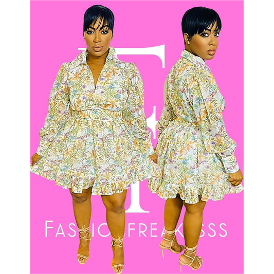 Blooming Beauty Skater Dress